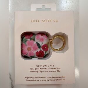 NIB Rifle Paper Company Apple AirPods Case ~ 3rd Gen
